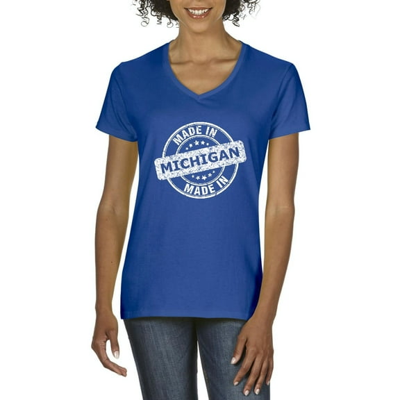 Artix - Women's T-Shirt V-Neck Short Sleeve - Michigan Made