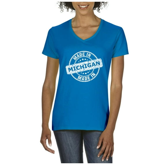 Artix - Women's T-Shirt V-Neck Short Sleeve - Michigan Made