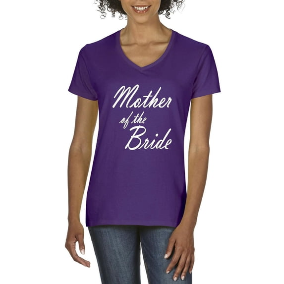Artix - Women's T-Shirt V-Neck Short Sleeve - Mother of the Bride