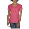 thumbnail image 1 of Artix - Women's T-Shirt V-Neck Short Sleeve - Ohio Map, 1 of 5