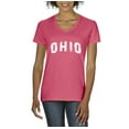 thumbnail image 1 of Artix - Women's T-Shirt V-Neck Short Sleeve - Ohio, 1 of 5