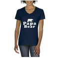 thumbnail image 1 of Artix - Women's T-Shirt V-Neck Short Sleeve - Papa Bear, 1 of 5