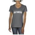 thumbnail image 1 of Artix - Women's T-Shirt V-Neck Short Sleeve - San Francisco, 1 of 5