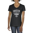 thumbnail image 1 of Artix - Women's T-Shirt V-Neck Short Sleeve - Soccer Athletic Dept., 1 of 5