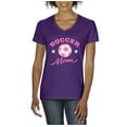 thumbnail image 1 of Artix - Women's T-Shirt V-Neck Short Sleeve - Soccer Mom, 1 of 5