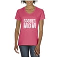 thumbnail image 1 of Artix - Women's T-Shirt V-Neck Short Sleeve - Soccer Mom, 1 of 5