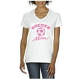 thumbnail image 1 of Artix - Women's T-Shirt V-Neck Short Sleeve - Soccer Mom, 1 of 5