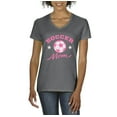 thumbnail image 1 of Artix - Women's T-Shirt V-Neck Short Sleeve - Soccer Mom, 1 of 5