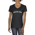 thumbnail image 1 of Artix - Women's T-Shirt V-Neck Short Sleeve - Soccer Mom, 1 of 5