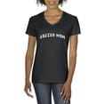 thumbnail image 1 of Artix - Women's T-Shirt V-Neck Short Sleeve - Soccer Mom, 1 of 5