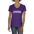 thumbnail image 1 of Artix - Women's T-Shirt V-Neck Short Sleeve - Syracuse New York, 1 of 5