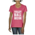 thumbnail image 1 of Artix - Women's T-Shirt V-Neck Short Sleeve - Volleyball Mom, 1 of 5