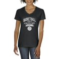 thumbnail image 1 of Artix - Women's T-Shirt V-Neck Short Sleeve, up to Women Size 3XL - Basketball, 1 of 3