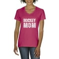 thumbnail image 1 of Artix - Women's T-Shirt V-Neck Short Sleeve, up to Women Size 3XL - Hockey Mom, 1 of 5