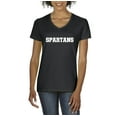 thumbnail image 1 of Artix - Women's T-Shirt V-Neck Short Sleeve, up to Women Size 3XL - Spartans, 1 of 5