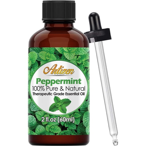 Artizen 2oz Oils - Peppermint Essential Oil - 2 Fluid Ounces