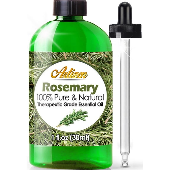 Artizen Rosemary Essential Oil (100% PURE & NATURAL - UNDILUTED) Therapeutic Grade - Huge 1oz Bottle - Perfect for Aromatherapy