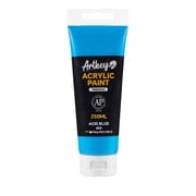 Artkey Acrylic Craft Paint - Acid Blue Tubes, Multi-Surface, Semi-Gloss, 250 ml/8.45 fl oz
