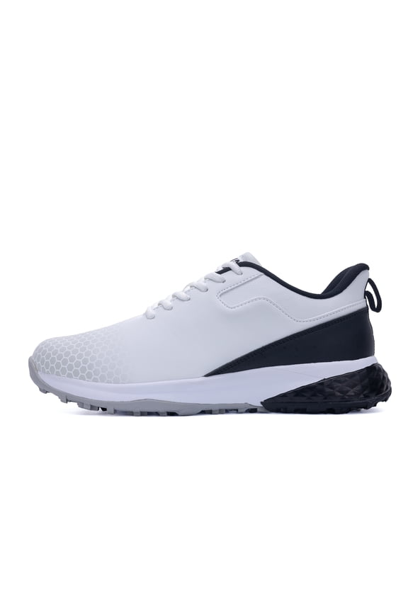Men's Golf Shoes Spiked Golf Sneakers for Men Professional Non-slip Walking Shoes for Golfers, US Size 9.5