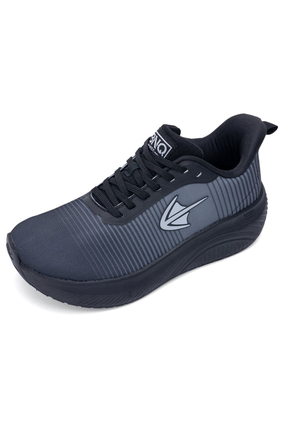 Wide Toe Box Shoes Women Walking Shoes Arch Support Plantar Fasciitis Orthotic Sneakers Slip On Running Tennis Shoes, US Size 9