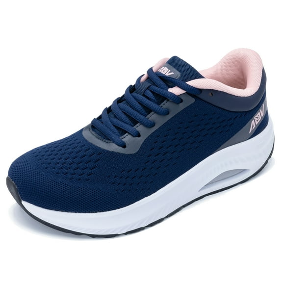 Artlea Wide Toe Box Shoes Women's Walking Shoes with Arch Support Plantar Fasciitis Orthotic Sneakers for Foot Pain Relief, Size 10