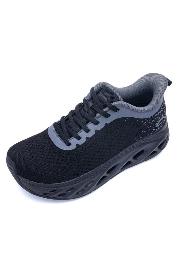 Wide Toe Box Walking Shoes for Women Arch Support Sneakers Plantar Fasciitis Orthotic Tennis Shoes for Foot Pain Relief, US Size 8.5