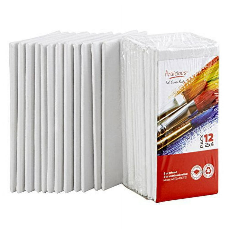 Artlicious Canvas Panels 12 Pack - 8X10 Super Value Pack- Artist Canvas  Boards for Painting — Fay Biccard Glick Neighborhood Center