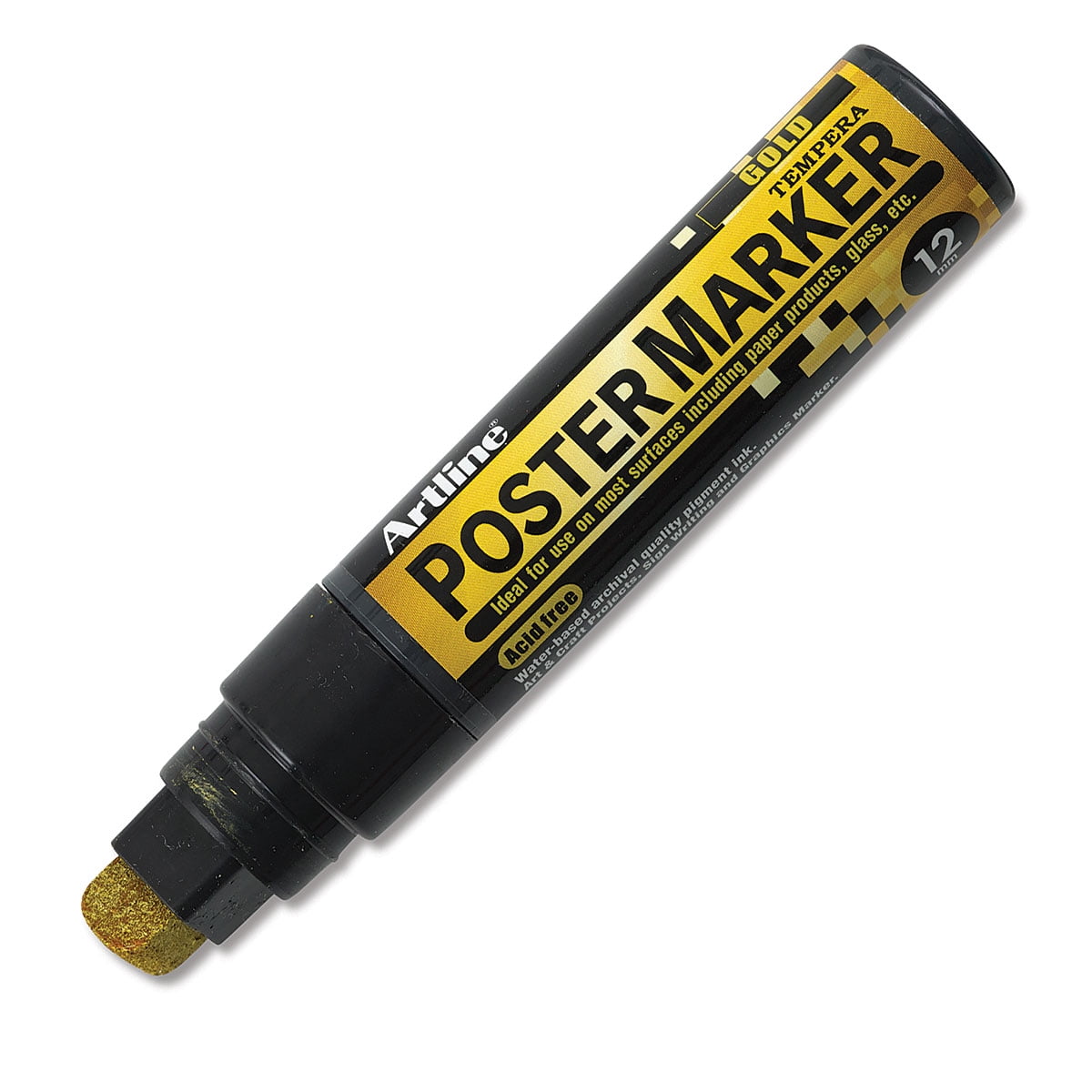 Artline Poster Markers Metallic Gold, 12 mm