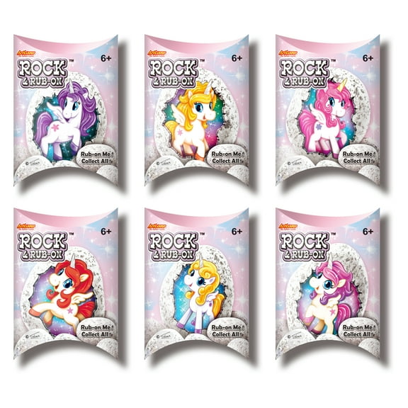 Artlover - Rock & Rub-On - Unicorn (Set Of 6 Designs)