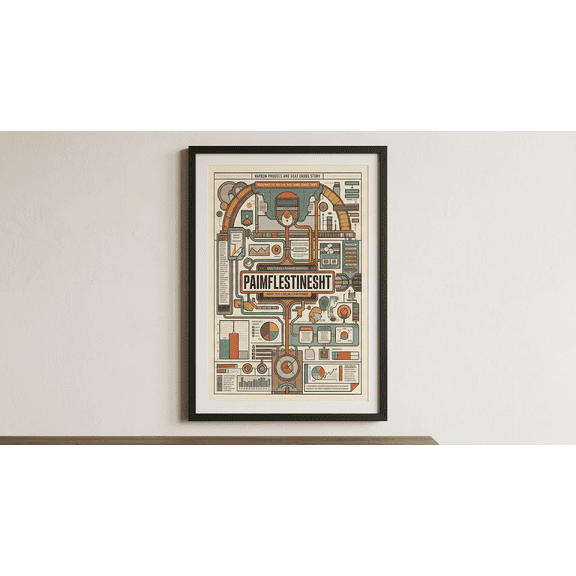 ArtlyWall Long Beach Street Circuit Wall Art Motorsport Track Map Poster Unframed