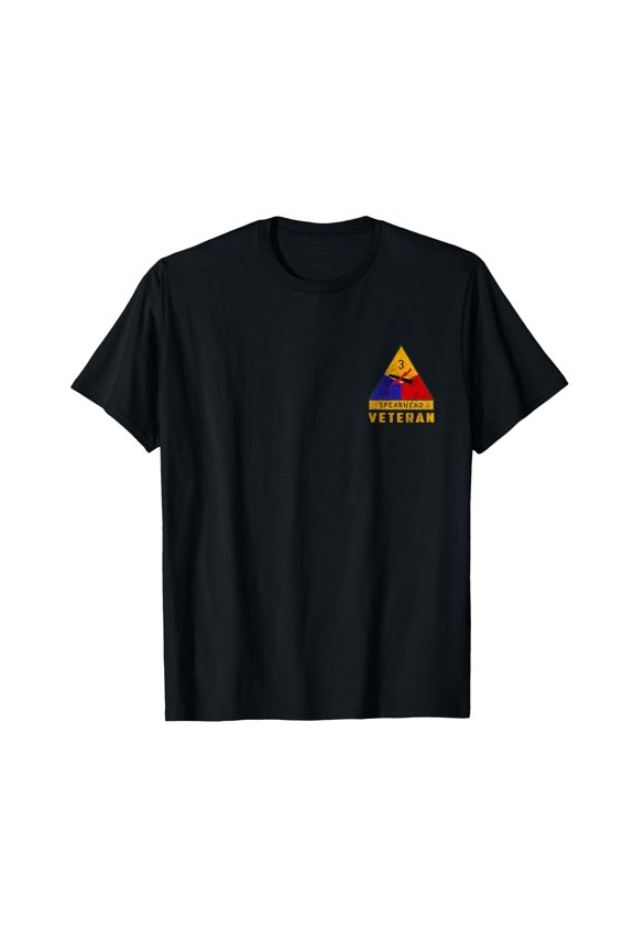 Men's Cotton T-Shirt, 3rd Armored Division Old Ironsides Veteran Graphic Tee