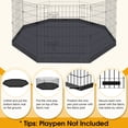 thumbnail image 1 of Artmalle Dog Playpen Bottom Pad Cover for 8 Panels, 24 Inch (Playpen Not Included), 1 of 7