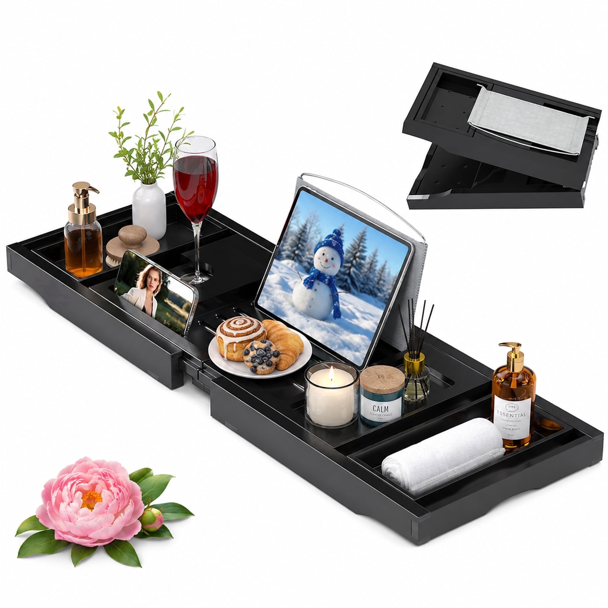 Black-Double Tray