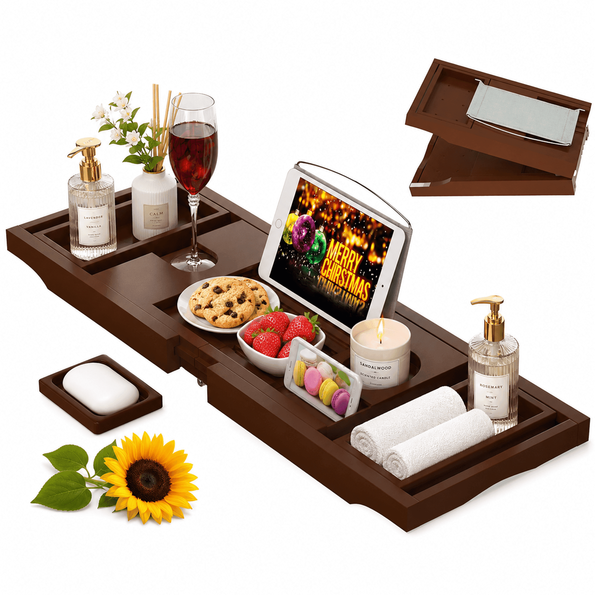 Brown-Double Tray
