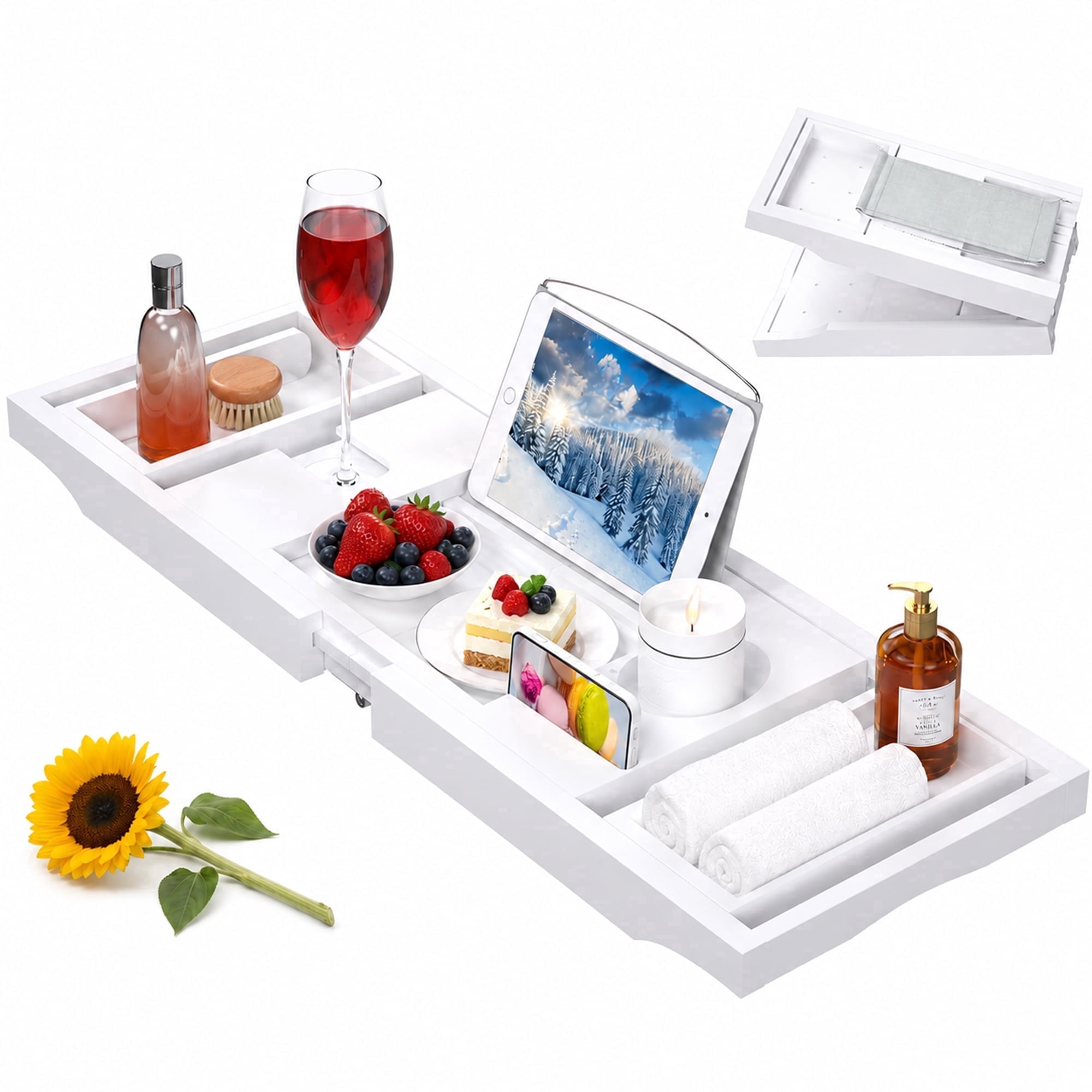 White-Double Tray