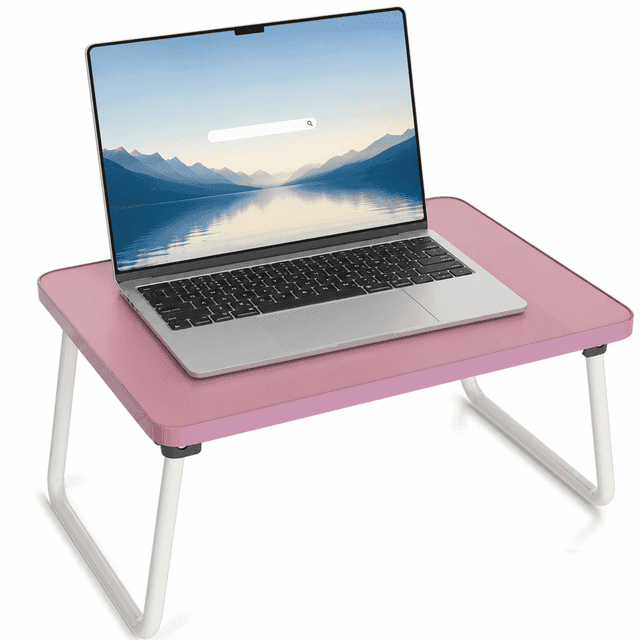 Now Leg Computer Artmeer Foldable Lap Desk for Bed, Portable Laptop Table with Folding ...