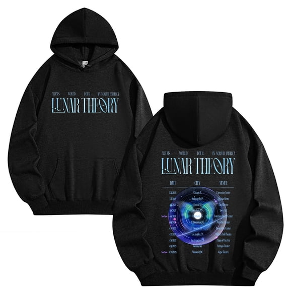 Artms Lunar Theory World Tour 2025 Hoodies Casual Fashion Sweatshirts Hip Hop Pullover