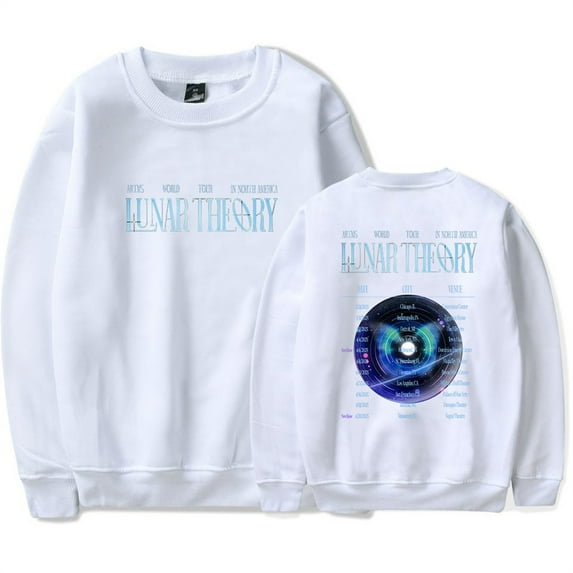 Artms Lunar Theory World Tour 2025 Sweatshirts Hip Hop Pullover Fashion Longsleeve