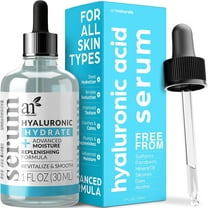 Artnaturals Anti-Aging Hyaluronic Acid Serum with Vitamin C for Brightening Face (1 oz / 30 ml)