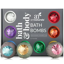 Artnaturals Bath Bombs Gift Set Natural Handmade Essential Oil Spa Bubble Bomb Fizzies For Relaxation, Moisturizing and Fun for Kids, Women and Men (12 x 4 Oz / 113g)