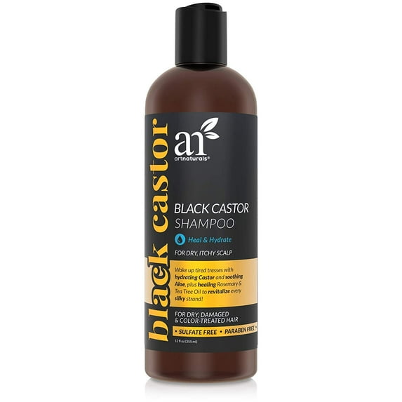 Artnaturals Black Castor Oil Shampoo Color Treated Hair (12 oz / 473 ml)