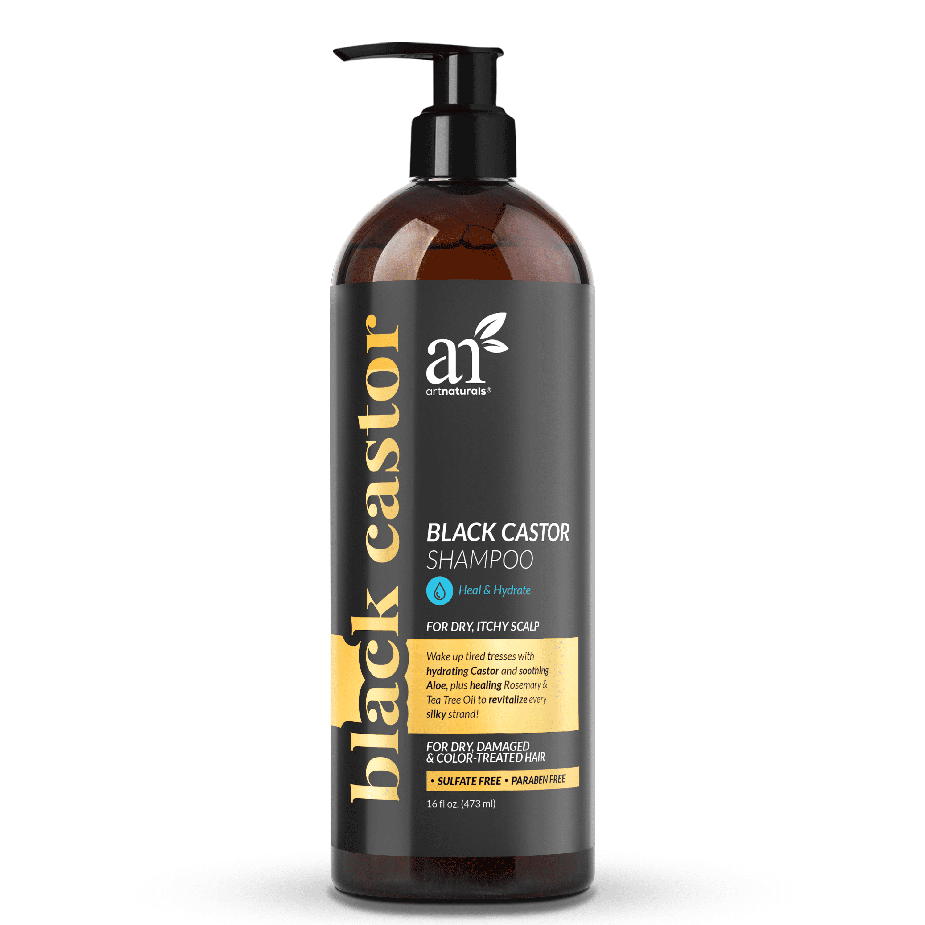 Artnaturals Black Castor Oil Shampoo Color Treated Hair (16