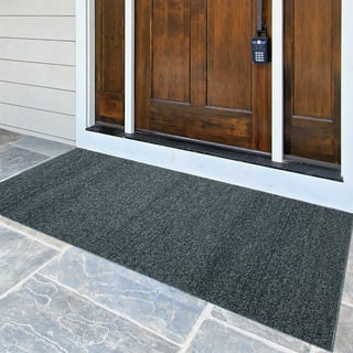 Modular Front Door Entrance Welcome Mat,Interlocking EVA Outdoor Floor Tile  Drain Away Water Mat,Non-Slip 3-in-1Exterior Wipe Dirt Door Mats(Size:120