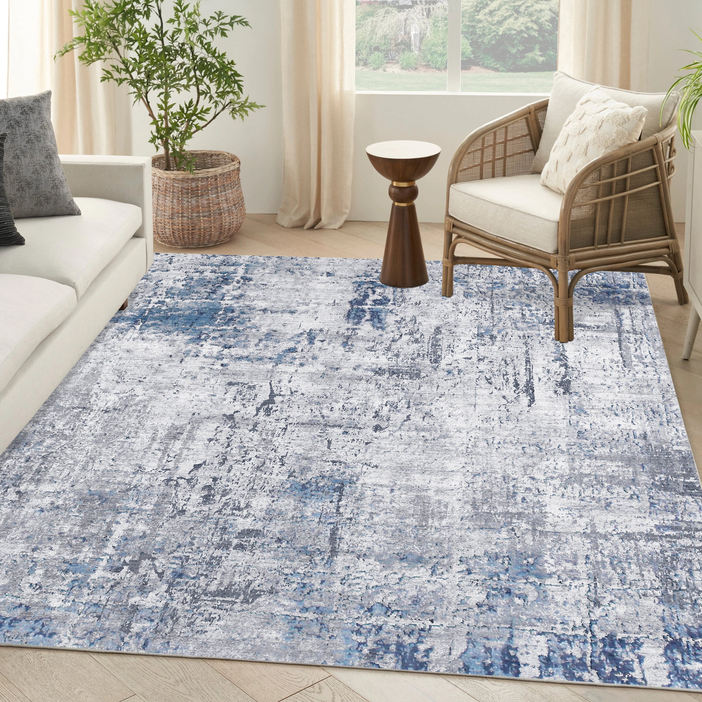 Artnice 5'x7' Modern Abstract Area Rugs for Living Room, Non Slip ...