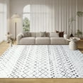 thumbnail image 1 of Artnice 8x10 Large Area Rugs for Living Room, Boho Washable Rug Non Slip, Modern Geometric Neutral Carpet Soft Rugs for Bedroom, Office, Home Décor, Brown, 1 of 6