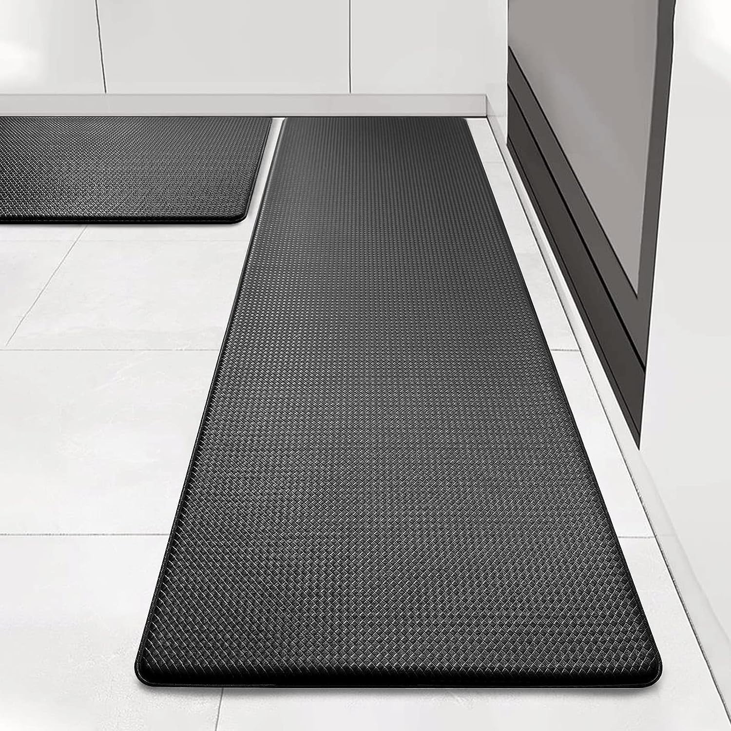 Artnice Antifatigue Kitchen Mats 2 Piece Set, Non Slip Waterproof