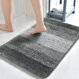 Turquoise bath mats shower rugs slip-resistant extra absorbent soft and  fluffy thick bath mats, non-slip floor mats-50x80cm plus 43x 61cm