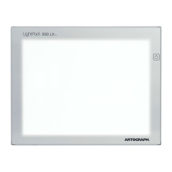 Artograph LightPad® 930 LX - 12" x 9" Thin, Dimmable LED Light Box for Tracing, Drawing