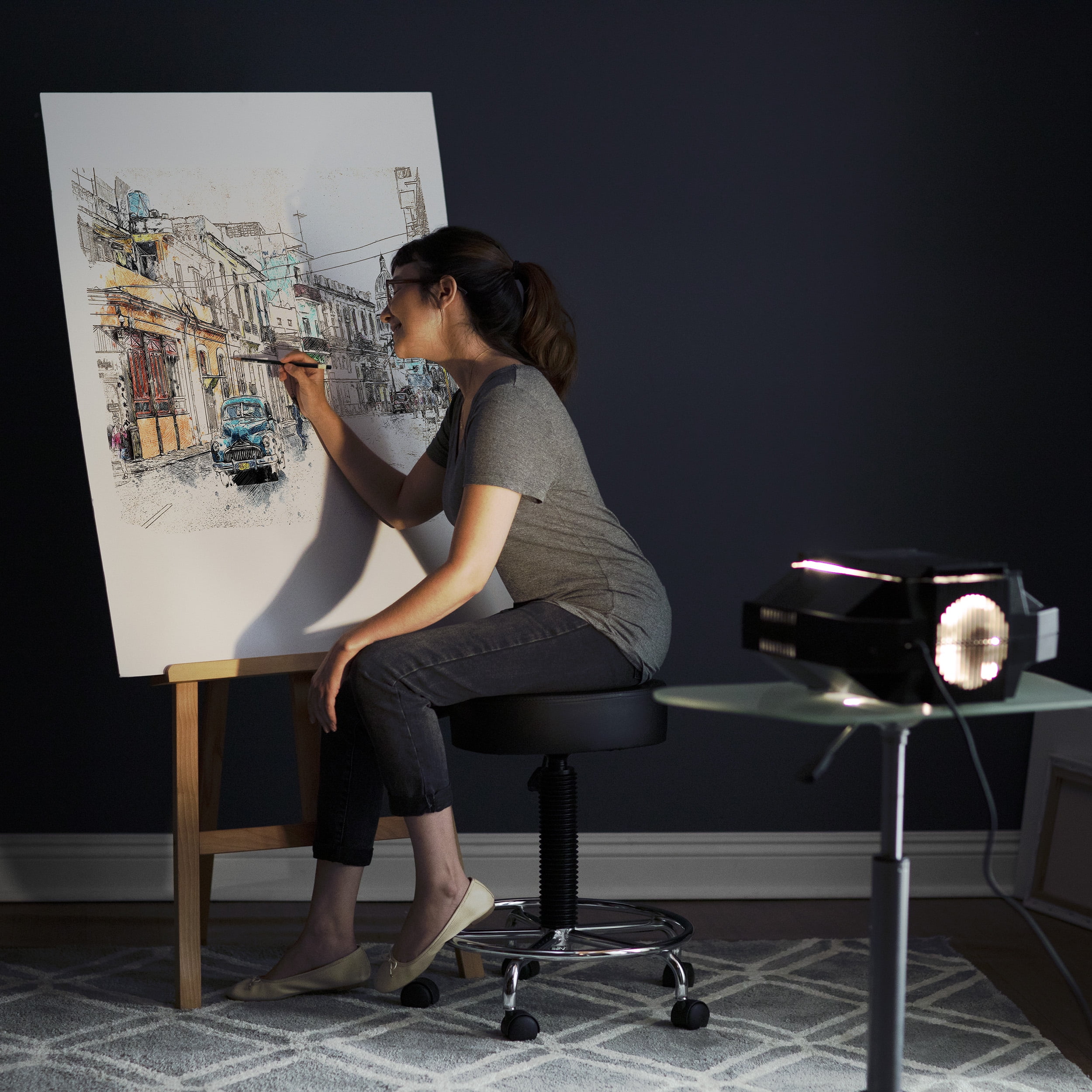 Artograph Prism™ Opaque Art Projector for Wall or Canvas (Not Digital