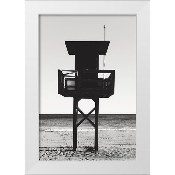 Artographie Studio 11x14 White Modern Wood Framed Museum Art Print Titled - Beach 008